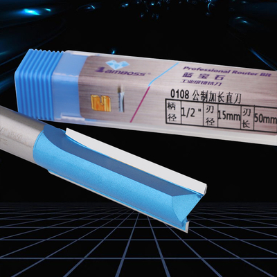 Anti-abrasion multifonctionnelle de mèches de routeur droites à double flûte