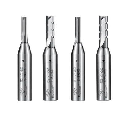 TCT lisse et droit 12,7 mm routeur de la tige des morceaux de fraisage droit coupeuse CNC machines-outils