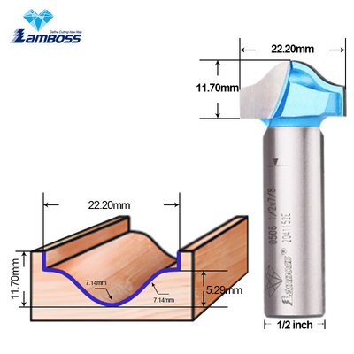 Lamboss Trim Bit Pour le travail du bois OEM CNC Trim Router Bit 1/2 