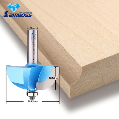 Lamboss 1/2 Chamfer Routeur Bit Fraiseur outils de coupe pour bois Cove Bit avec roulement