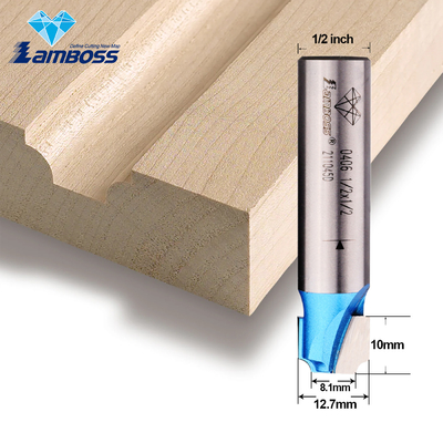 Lamboss Routeur de nettoyage de fond Bit Flat Cutter de fraisage de fond de bois de sculpture routeur bits